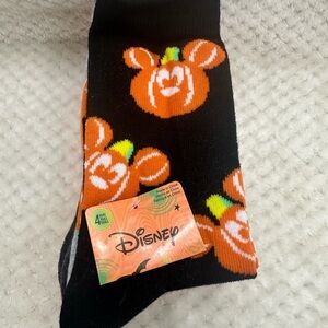 Disney Pumpkin Face Socks